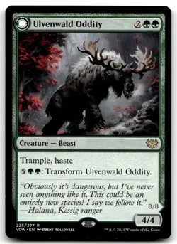MTG Ulvenwald Oddity R Innistrad: Crimson Vow 225 LP - Image 1