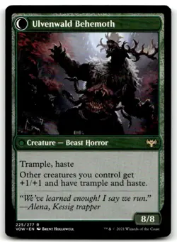 MTG Ulvenwald Oddity R Innistrad: Crimson Vow 225 LP - Image 2