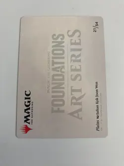 1x Art Series (21/54) - Plains MTG Foundations NM Magic - Image 2