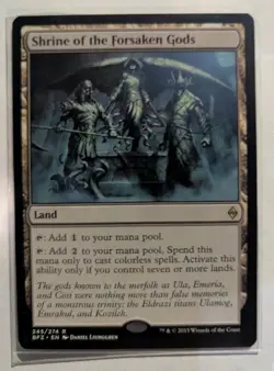 Shrine of the Forsaken Gods Battle for Zendikar - MTG RARE - Image 1