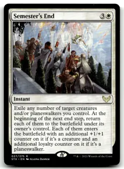 MTG Semester's End R Strixhaven: School of Mages 27 LP - Image 1