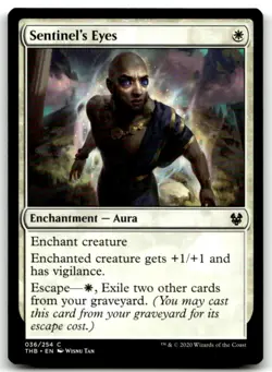 MTG Sentinel's Eyes C Theros Beyond Death 36 LP - Image 1