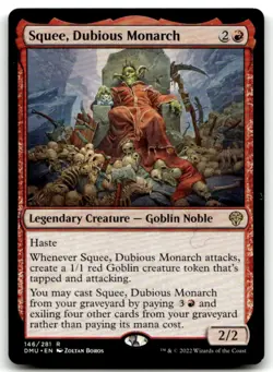MTG Squee, Dubious Monarch R Dominaria United 146 LP - Image 1