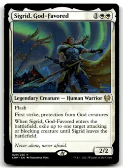 MTG Sigrid, God-Favored R Kaldheim 29 LP - Image 1