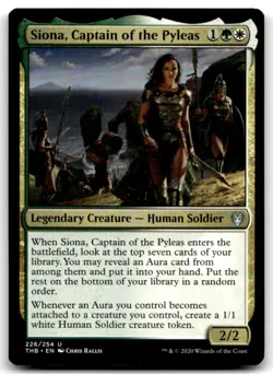 MTG Siona, Captain of the Pyleas U Theros Beyond Death 226 LP - Image 1