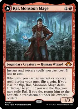 MTG / Ral, Monsoon Mage / MH3 / #247 / Regular / Mythic / NM - Image 1