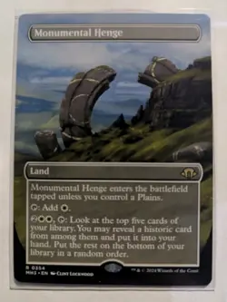 Monumental Henge (Borderless) Modern Horizons 3 Regular - MTG RARE - Image 1