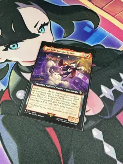 0151 Cait Sith, Fortune Teller EXTENDED ART Commander Final Fantasy NM Card MTG - Image 2