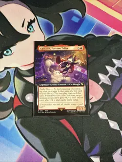 0151 Cait Sith, Fortune Teller EXTENDED ART Commander Final Fantasy NM Card MTG - Image 4