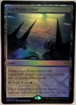 Seachrome Coast Phyrexia: All Will Be One Foil - MTG RARE - Image 1