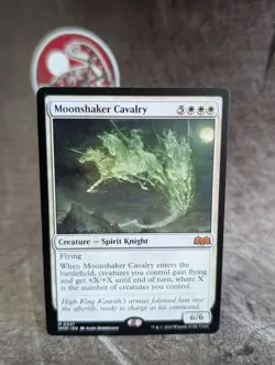 MTG, Moonshaker Cavalry (#0021), Wilds of Eldraine, Non Foil, NM, Mythic Rare - Image 1