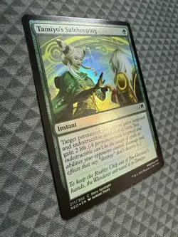 MTG Tamiyo’s Safekeeping #211/302 Foil Common Kamigawa: Neon Dynasty (NEO) - Image 2
