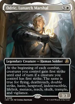 Odric, Lunarch Marshal (Borderless) - 298 / English / Near Mint MTG - Image 1