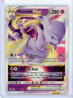 Pokemon TCG Pokemon Go Mewtwo Vstar 031/078 Ultra Rare Holo - Image 1