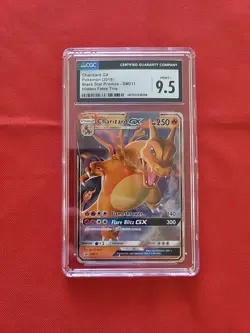 Pokemon:Charizard GX Hidden Fates Tins Black Star Promo SM211 - CGC 9.5 Mint + - Image 1