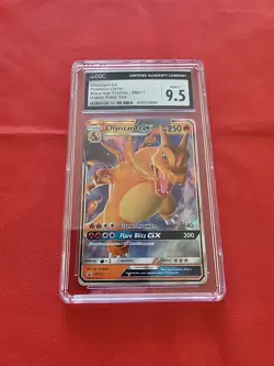 Pokemon:Charizard GX Hidden Fates Tins Black Star Promo SM211 - CGC 9.5 Mint + - Image 3