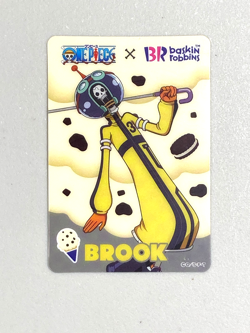Brook - One Piece x Baskin Robins Plastic Card - Image 1