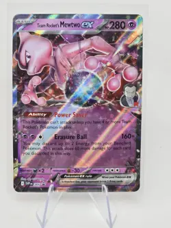 Team Rocket's Mewtwo ex 205 Sv: Scarlet & Violet Promo Cards Holo - Image 1