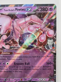 Team Rocket's Mewtwo ex 205 Sv: Scarlet & Violet Promo Cards Holo - Image 3