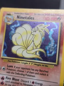 Pokemon TCG Ninetales Holo Rare Card Base Set 12/102 - Image 3