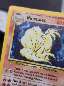 Pokemon TCG Ninetales Holo Rare Card Base Set 12/102 - Image 4