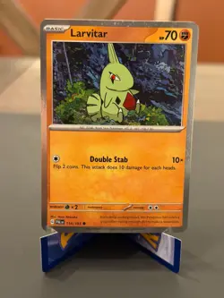 Pokemon Triple Whammy Tin Promo Cosmos Holo Cards - Tyranitar Evolution Set - Image 2