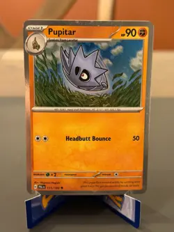 Pokemon Triple Whammy Tin Promo Cosmos Holo Cards - Tyranitar Evolution Set - Image 3