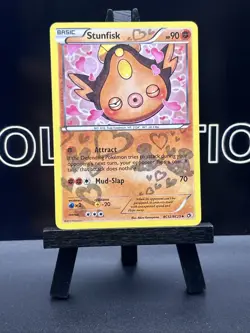 Stunfisk RC12/RC25 Radiant Collection Legendary Treasures 2013 Holo Pokemon Card - Image 2