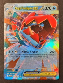 Mega Feraligatr ex 043/217 NM 2026 Pokemon Mega Ascended Heroes Rare Fresh Card - Image 1