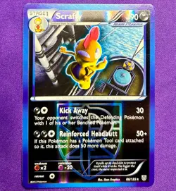 Scrafty | 86/135 | Plasma Storm | 2013 Vintage Pokemon Card | Reverse Holo | LP - Image 1