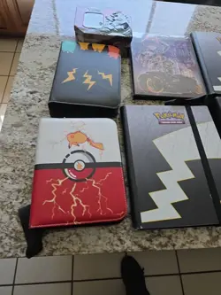 Pokemon cards lot, 7 Full Binder Lot, Metal Tyranitar Tin, Various Years - Image 3