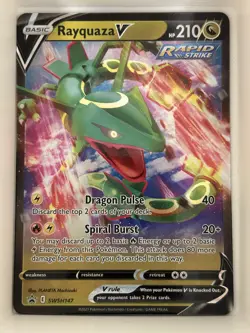 Rayquaza V SWSH147 SWSH: Sword & Shield Promo Cards Holo - Image 1