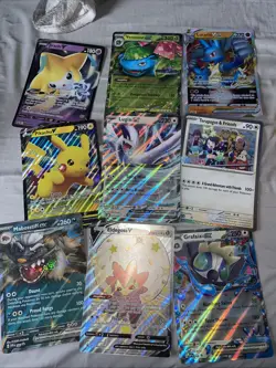 Pokemon TCG Jumbo Oversized Card Lot of 9 - Image 1
