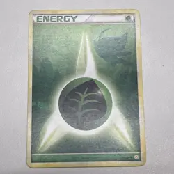 Grass Energy HeartGold SoulSilver Regular Card 115/123 NM-LP - Image 2