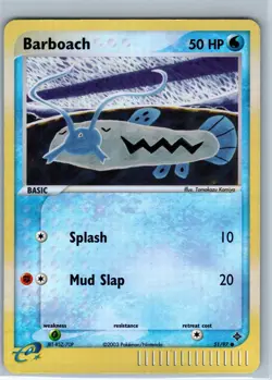 Barboach 51/97 EX Dragon Reverse Holo e-Series Pokemon Card TCG - Image 1
