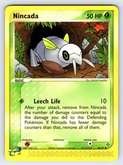 Nincada 68/97 2003 EX Dragon Pokemon Card TCG Nintendo e-Series Common - VLP - Image 1