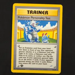 Pokemon Personality Test 102/105 - 1st Edition Neo Destiny - Pokemon Card - Image 1