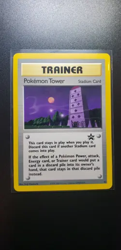 Pokemon Tower Trainer 1999 WOTC Black Star Promo Card No.42 NM-MT!!! - Image 5