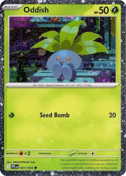 Oddish (Cosmos Holo) Holo Common Miscellaneous Cards & Products 001/094 NM - Image 1
