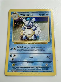 Wartortle 002/034 Trading Card Game Classic Holo - Image 1