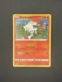 Scorbunny - (Cosmos Holo) SWSH244 SWSH: Sword & Shield Promo Cards Holo - Image 3