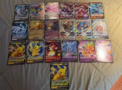 Pokemon Cards TCG Jumbo Card Lot 19 Cards Total English Nm - Image 1