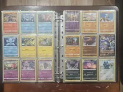 Lot of 336 Different Pokemon Cards In Sleeves, Pages & Binder NM-MT 2020 To 2022 - Image 5