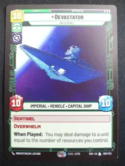 Devastator 090/252 - Star Wars Unlimited Card #4GS - Image 1