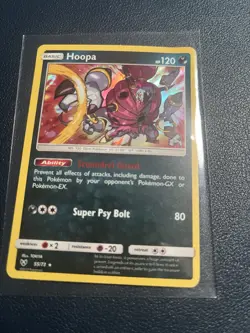 Pokemon Shining Legends Hoopa Holo Rare Card 55/73 NM - Image 1