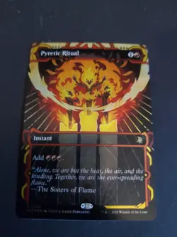 Pyretic Ritual #46 (Foil) NM Secrets of Strixhaven: Mystical Archive Magic MTG - Image 1