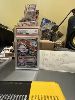 2015 POKEMON XY BREAKTHROUGH M MEWTWO EX #63 PSA 9 MINT #113052366 - Image 1