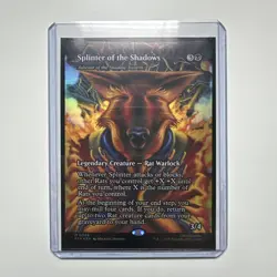 Foil Splinter of the Shadows - Ashcoat of the Shadow Swarm M TMNT NM Pack Fresh - Image 1