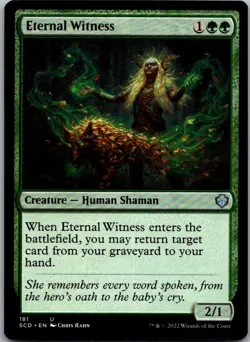 Eternal Witness U Starter Commander Decks 181 LP - Image 1