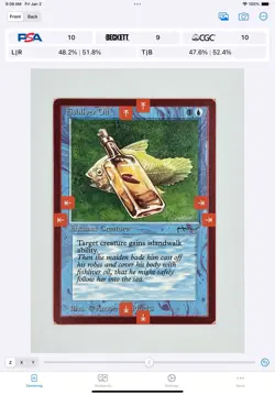 MTG FISHLIVER OIL (Dark) #2 Arabian Nights Regular NM/MT Magic The Gathering - Image 3